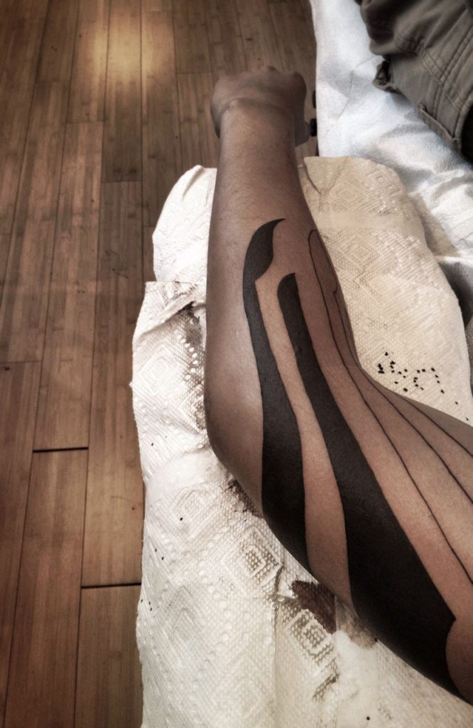 Hanumantra Blackwork Tattoo 3