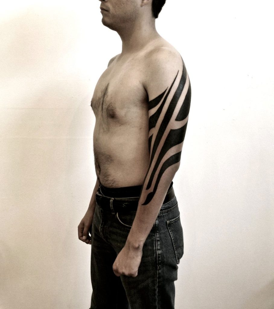 Hanumantra Blackwork Tattoo 4