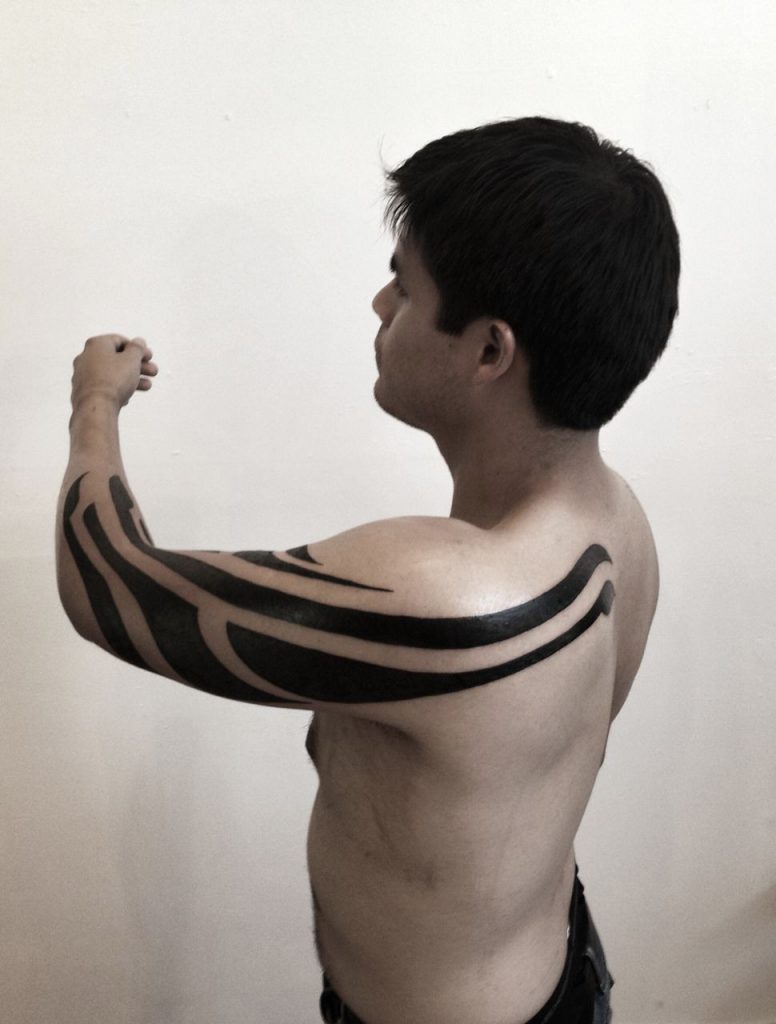 Hanumantra Blackwork Tattoo 5