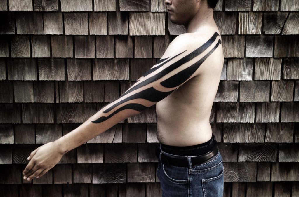 Hanumantra Blackwork Tattoo 6