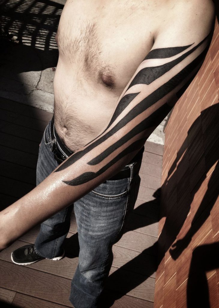 Hanumantra Blackwork Tattoo 9