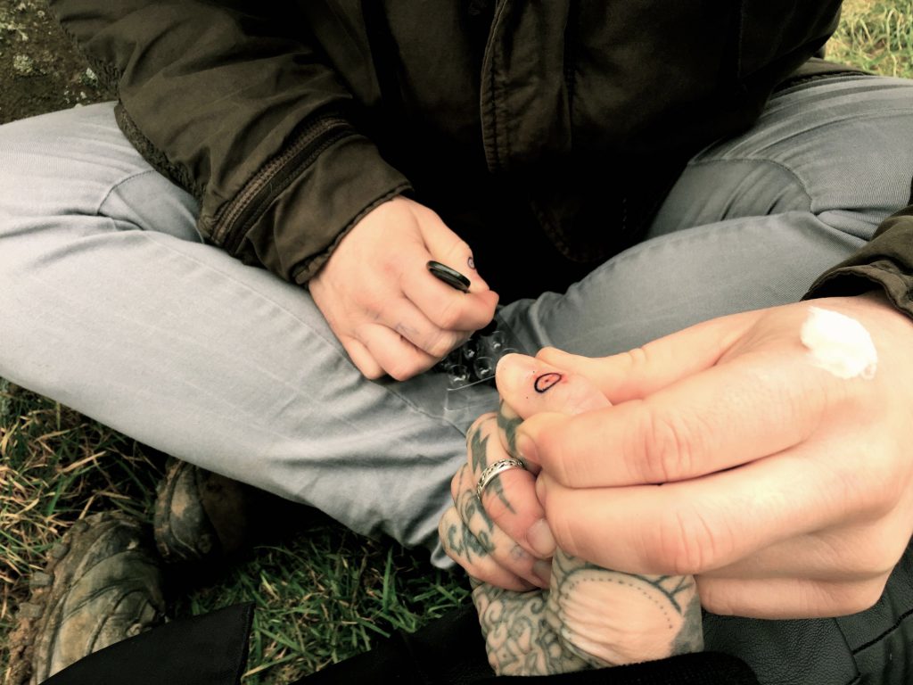 Hanumantra blackwork tattoo birmingham4