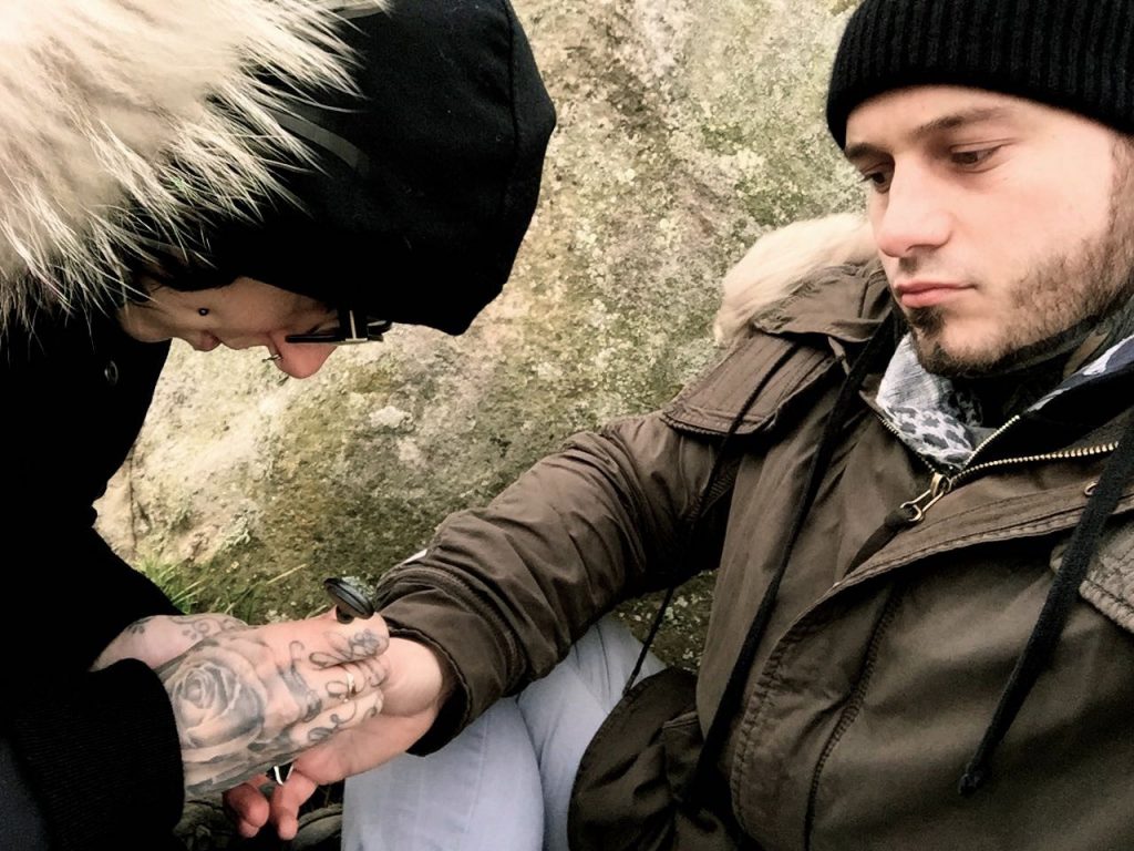 Hanumantra blackwork tattoo birmingham7