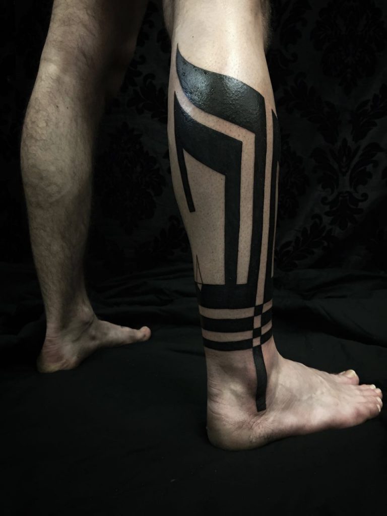 Hanumantra blackwork tattoo un1ty modern body art brighton black style -8