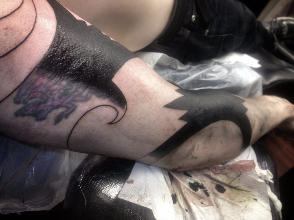 Hanumantra blackwork borneo inspired tribal tattoo un1ty 04