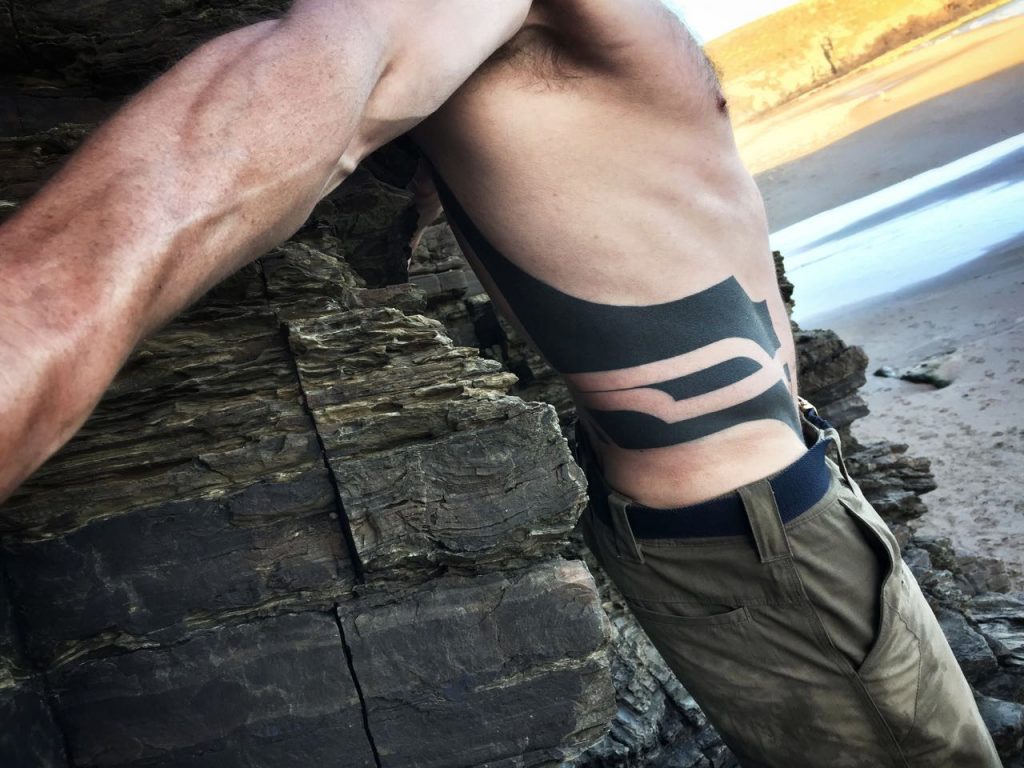 Hanumantra blackwork tribal tattoo un1ty uk modernbodyart shrewsbury birmingham 7