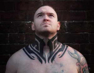 throat neck tattoo